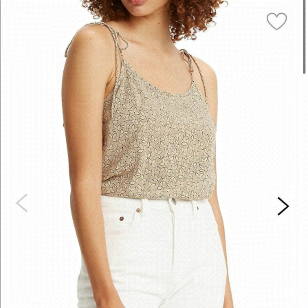 LEVI’S Gwen Ditsy Print Tie Strap Floral Camisole